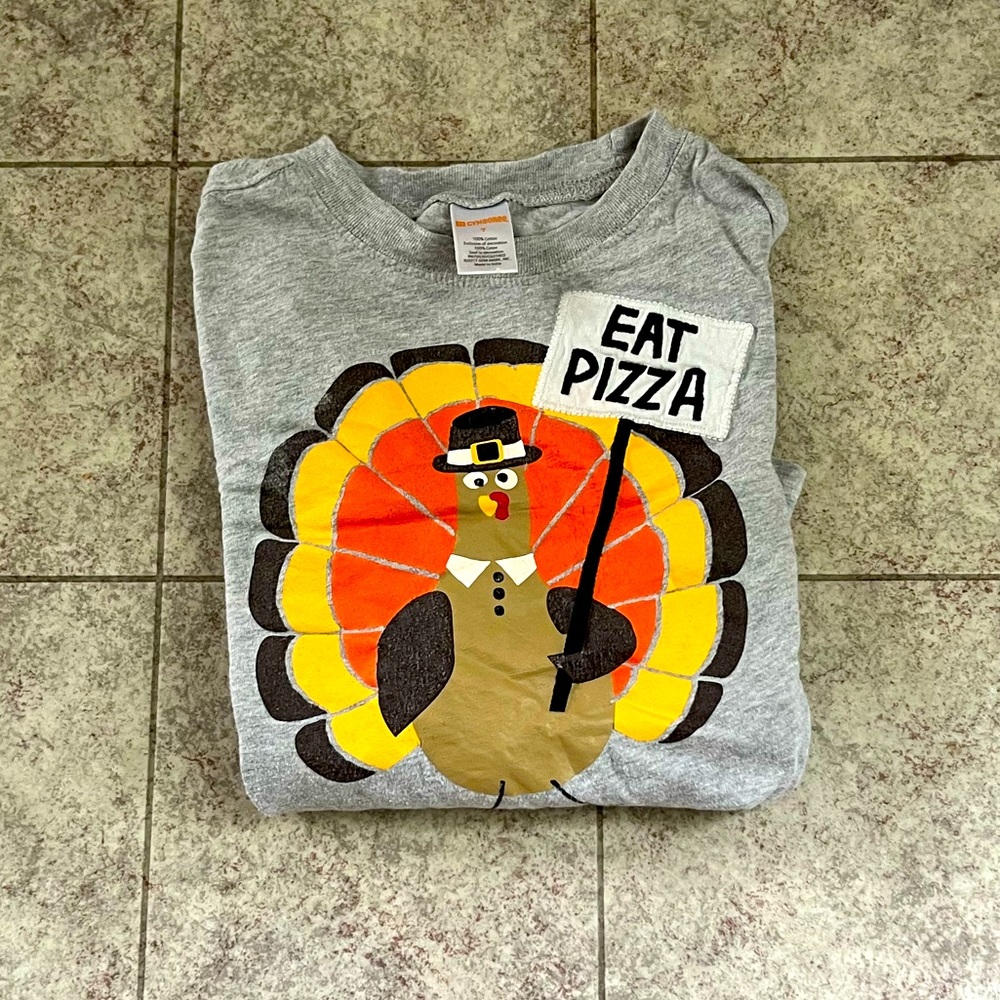 Boys size 7 Gymboree Thanksgiving shirt